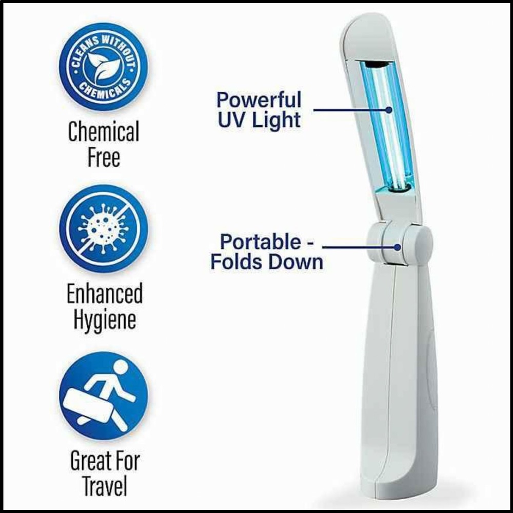 Disinfectant UV portable light